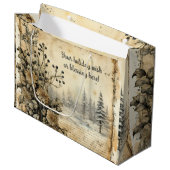 Creëer uw eigen  gedroogde bloemenlandschap groot cadeauzakje (Voorkant Gekanteld)