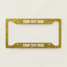 Creëer uw eigen geel gouden glitter