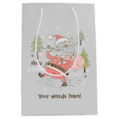 Creëer Uw eigen Gekke Kerstman Medium Cadeauzakje (Voorkant)