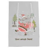 Creëer Uw eigen Gekke Kerstman Medium Cadeauzakje (Achterkant)