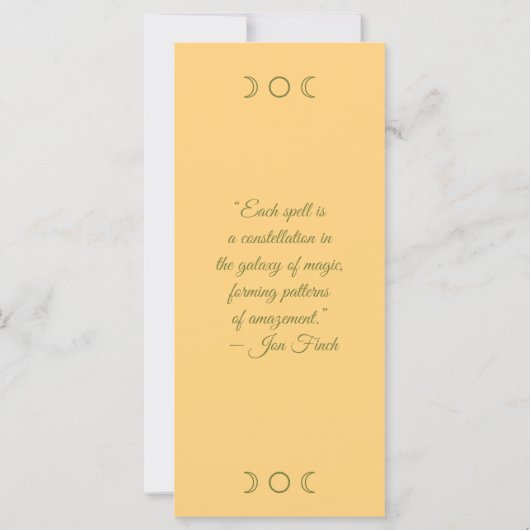 Creëer Uw eigen gele Daffodils Bladwijzer Kaart (Achterkant)