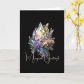 Creëer Uw eigen gele kristallen Kaart (Gele Bloem)