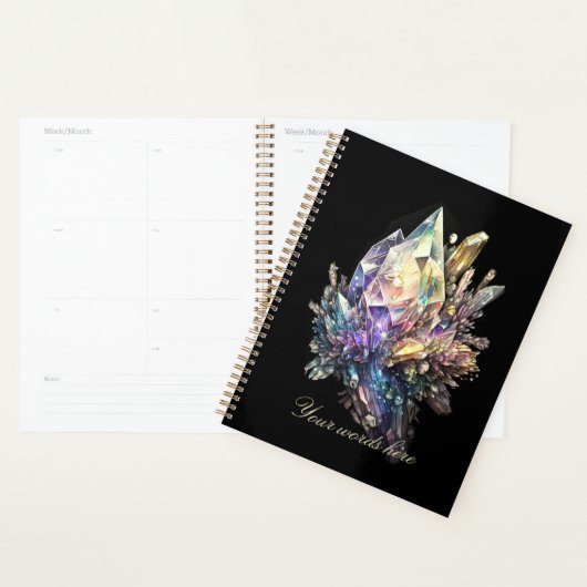Creëer Uw eigen gele kristallen Planner (Display)