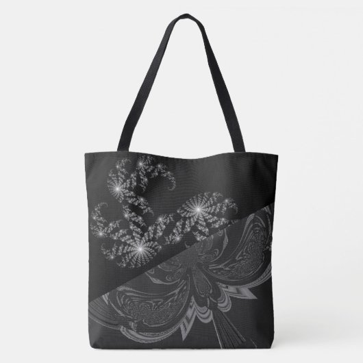 Creëer Uw eigen geluid in zwart-wit, overal in de Tote Bag (Achterkant)