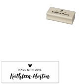 Creëer Uw eigen gemaakt met liefdeshart Rubberstempel (Gestempeld)