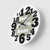 Creëer uw eigen genummerde foto ronde klok (Hoek)