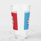 Creëer uw eigen gepersonaliseerd (2 zijdes) glas (Links)