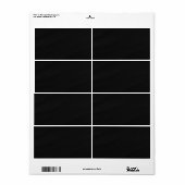 Creëer Uw eigen Gepersonaliseerd blanco Etiket (Full Sheet)
