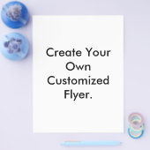 Creëer Uw eigen Gepersonaliseerd brochure. Flyer (Enkel)