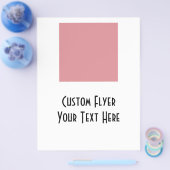 CREËER UW EIGEN GEPERSONALISEERD FLYER (Enkel)