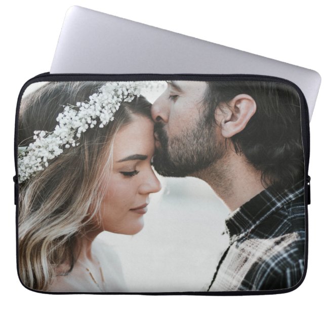 Creëer Uw eigen Gepersonaliseerd foto Laptop Sleeve (Voorkant)