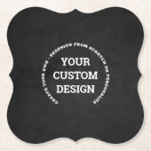 Creëer Uw eigen Gepersonaliseerd Kartonnen Onderzetters (Voorkant)