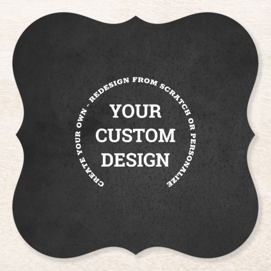 Creëer Uw eigen Gepersonaliseerd Kartonnen Onderzetters (Voorkant)