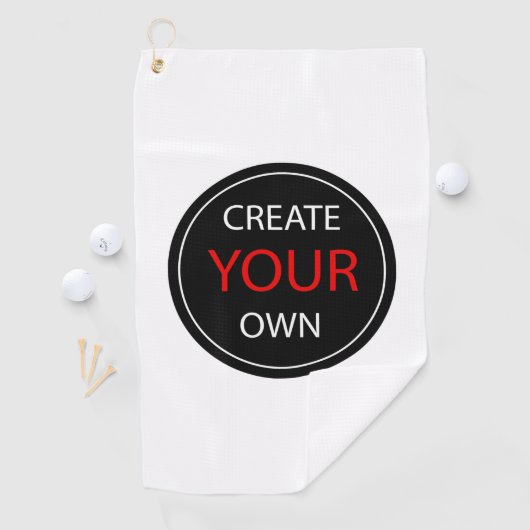 Creëer Uw eigen — gepersonaliseerd, merknaam/aange Golfhanddoek (Insitu)