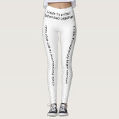 Creëer Uw eigen Gepersonaliseerd persoonlijke Leggings (Voorkant)