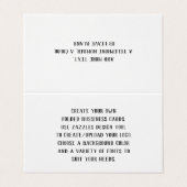 Creëer Uw eigen Gepersonaliseerd Visitekaartjes (Buitenkant ongevouwen)