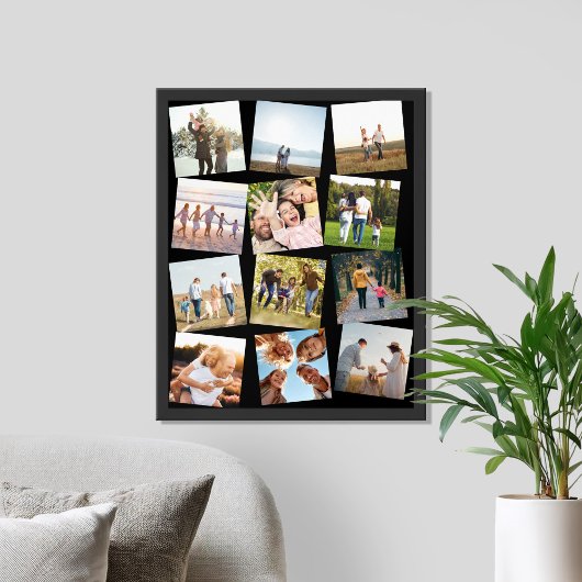 Creëer Uw eigen gepersonaliseerde 12 foto collage Poster