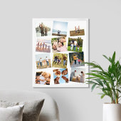 Creëer Uw eigen gepersonaliseerde 12 foto collage Poster