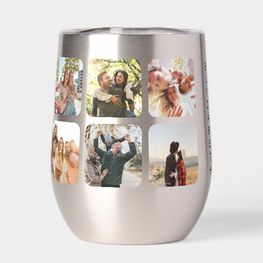 Creëer Uw eigen gepersonaliseerde 14 foto collage (Achterkant)