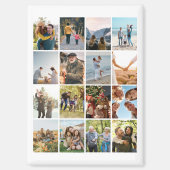 Creëer Uw eigen gepersonaliseerde 16 foto collage Magneet (Voorkant)