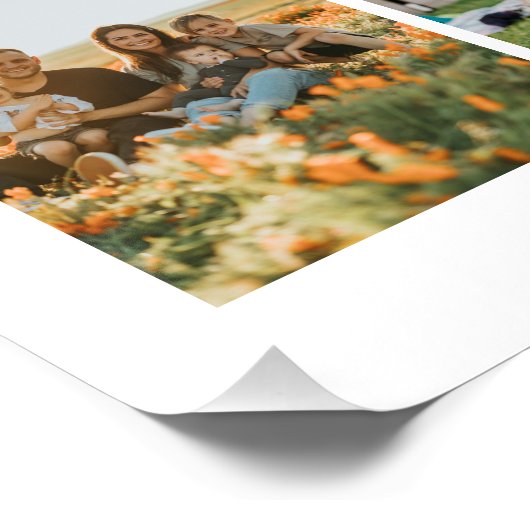 Creëer Uw eigen gepersonaliseerde 16 foto collage Perfect Poster (Hoek)