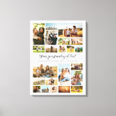 Creëer Uw eigen gepersonaliseerde 22 foto collage Canvas Afdruk (Voorkant)