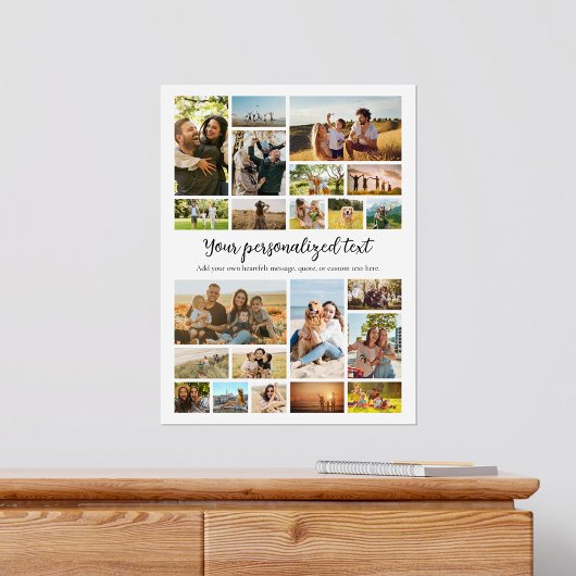 Creëer Uw eigen gepersonaliseerde 22 foto collage Poster