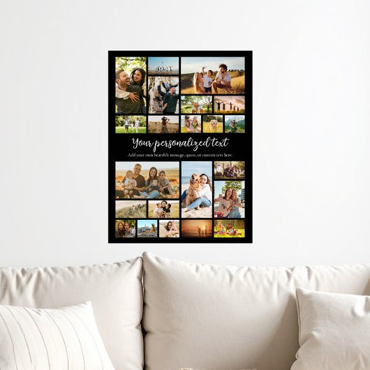 Creëer Uw eigen gepersonaliseerde 22 foto collage Poster