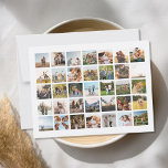 Creëer Uw eigen gepersonaliseerde 35 foto collage Briefkaart<br><div class="desc">Creëer uw eigen gepersonaliseerde foto collage briefkaarten met 35 van uw favoriete foto's.</div>