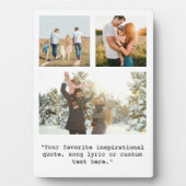 Creëer Uw eigen gepersonaliseerde 3 foto en offert Fotoplaat (voorkant)