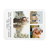 Creëer Uw eigen gepersonaliseerde 3 foto en offert Magneet (Horizontaal)