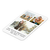 Creëer Uw eigen gepersonaliseerde 3 foto en offert Magneet (Linkerzijde)