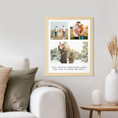 Creëer Uw eigen gepersonaliseerde 3 foto en offert Poster