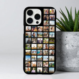 Creëer Uw eigen gepersonaliseerde 46 foto collage iPhone 16 Pro Max Hoesje