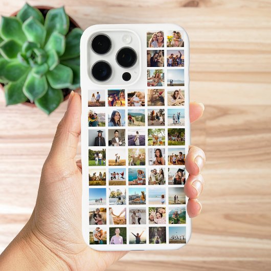 Creëer Uw eigen gepersonaliseerde 46 foto collage Case-Mate iPhone Case