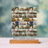 Creëer Uw eigen gepersonaliseerde 56 foto collage Acryl Bord (Neutraal)