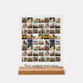 Creëer Uw eigen gepersonaliseerde 56 foto collage Acryl Bord (Voorkant)