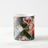 Creëer Uw Eigen Gepersonaliseerde 5 Fotocollage Go Koffiemok (Center)