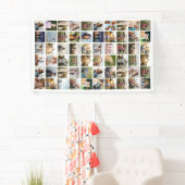 Creëer uw eigen gepersonaliseerde 60-fotocollage spandoek (Insitu)