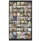 Creëer uw eigen gepersonaliseerde 60-fotocollage tafelkleed (Voorkant)