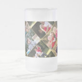 Creëer uw eigen gepersonaliseerde 6 foto collage matglas bierpul (Center)