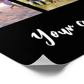 Creëer uw eigen gepersonaliseerde 7 foto collage poster (Hoek)