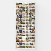Creëer Uw eigen gepersonaliseerde 90 foto collage Spandoek (Verticaal)