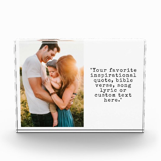 Creëer Uw eigen gepersonaliseerde Afbeelding en Qu Fotoblokken (Voorkant)