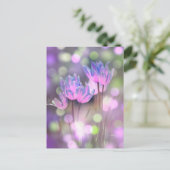 Creëer Uw eigen gepersonaliseerde Bokeh Spring Flo Briefkaart (Staand voorkant)