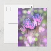 Creëer Uw eigen gepersonaliseerde Bokeh Spring Flo Briefkaart (Voorkant / Achterkant)