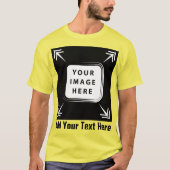 Creëer uw eigen gepersonaliseerde cadeaus t-shirt (Voorkant)