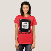 Creëer uw eigen gepersonaliseerde cadeaus t-shirt (Voorkant volledig)