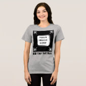 Creëer uw eigen gepersonaliseerde cadeaus Tri-Blend shirt (Voorkant volledig)