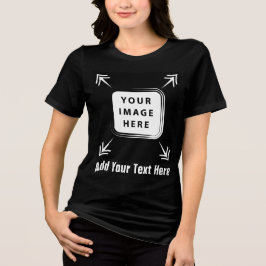 Creëer uw eigen gepersonaliseerde cadeaus Tri-Blend shirt